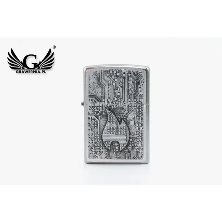 ZIPPO Technics Satin Chrome Feuerzeug - ZIP049