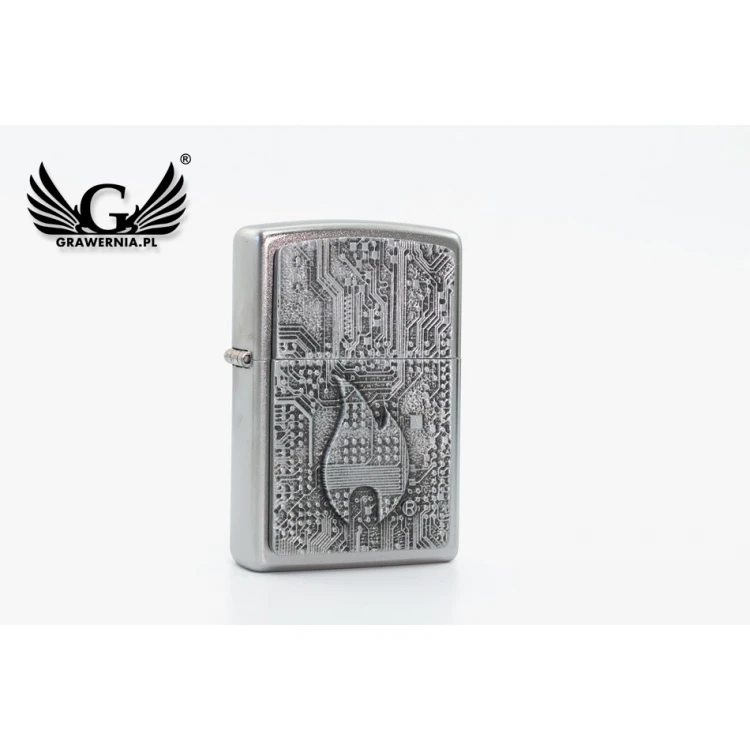 ZIPPO Technics Satin Chrome Feuerzeug - ZIP049