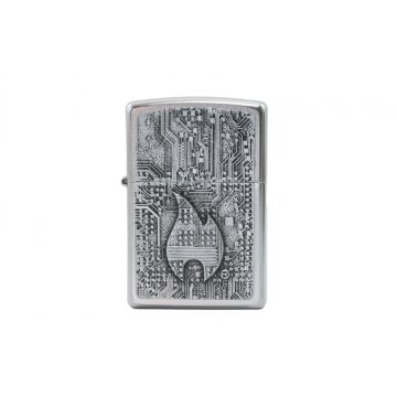 ZIPPO Technics Satin Chrome Feuerzeug - ZIP049