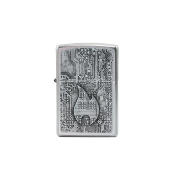 ZIPPO Technics Satin Chrome Feuerzeug - ZIP049