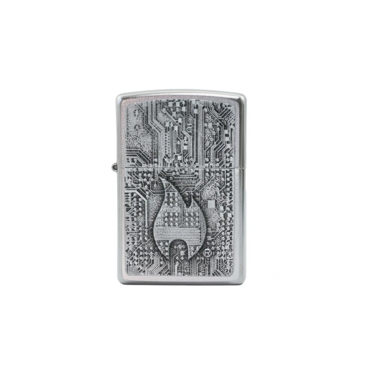 ZIPPO Technics Satin Chrome Feuerzeug - ZIP049