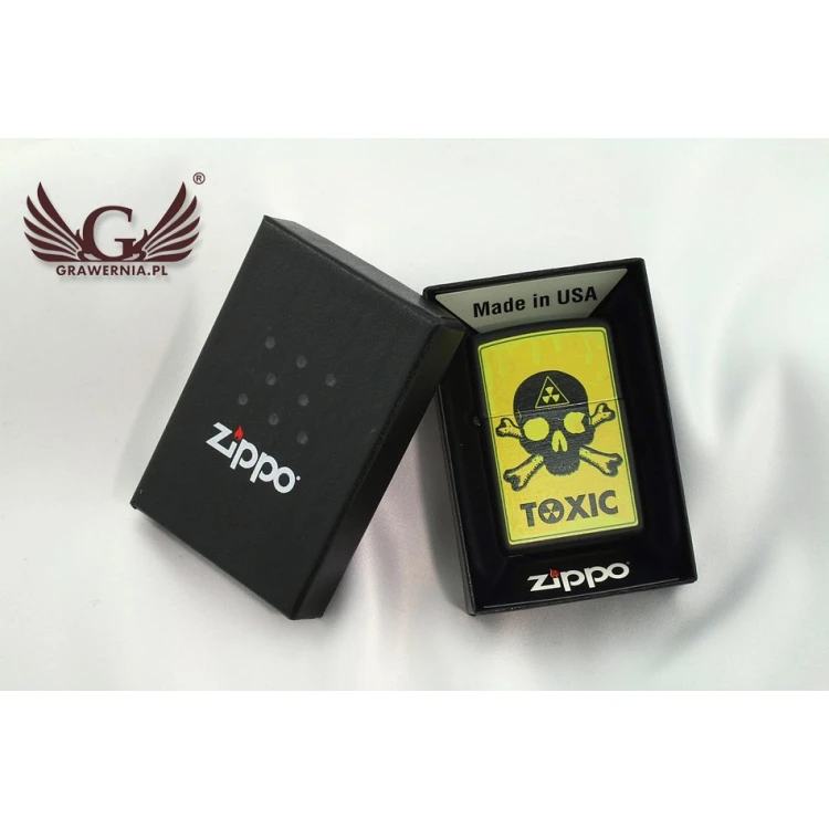ZIPPO Feuerzeug Toxic Black - ZIP026