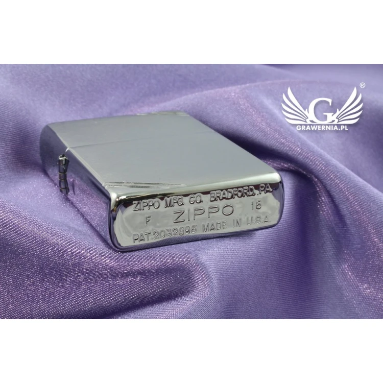 ZIPPO Feuerzeug Vintage Gebürstetes Chrom mit Strichen - ZIP027