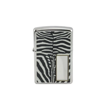 Zippo Feuerzeug Zebra High Polish Chrome - ZIP015