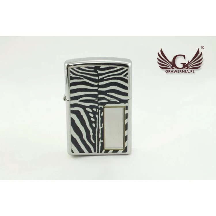 Zippo Feuerzeug Zebra High Polish Chrome - ZIP015