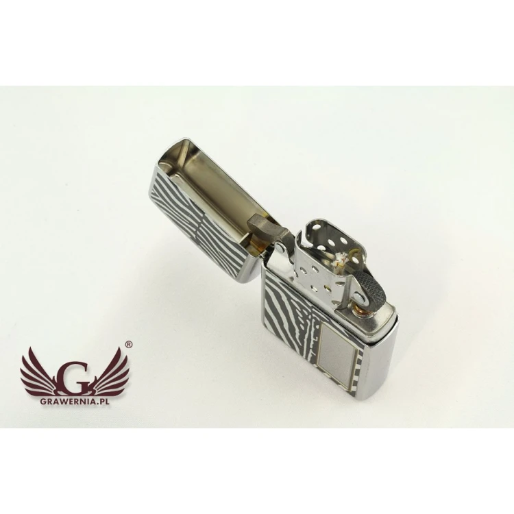 Zippo Feuerzeug Zebra High Polish Chrome - ZIP015