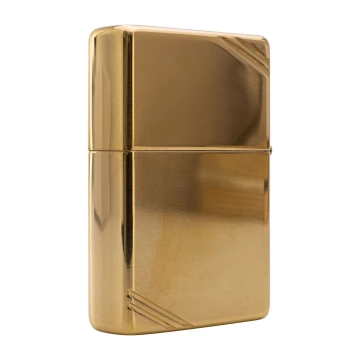 ZIPPO Vintage Feuerzeug aus hochpoliertem Messing - ZIP064