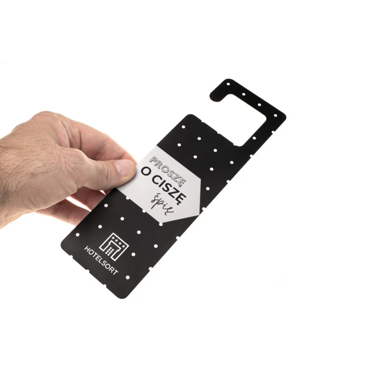 Türanhänger für Hotels - Maße: 65x210mm - UV-Druck - ZAW016