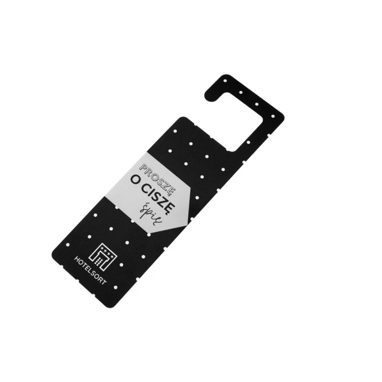 Türanhänger für Hotels - Maße: 65x210mm - UV-Druck - ZAW016
