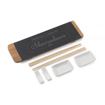 Sushi-Set Nori mit individueller Gravur - KCH010