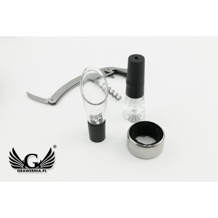 Nubis Weinzubehör-Set mit individueller Gravur - AL012