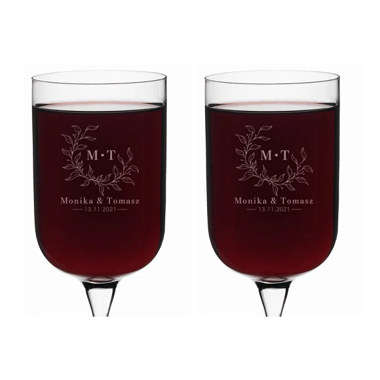 Weingläser mit Gravur - Geschenk für das Brautpaar - KL007