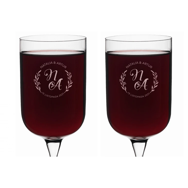 Weingläser mit Gravur - Geschenk für das Brautpaar - KL016