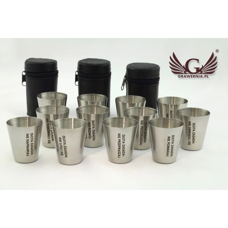 Graviertes Schnapsgläser-Set Cheers 30ml x 4 Stück