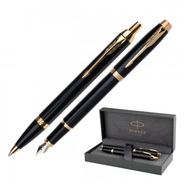 Parker IM Core Black GT Set - Füllfederhalter und Kugelschreiber - PAR210-DUO-PRO