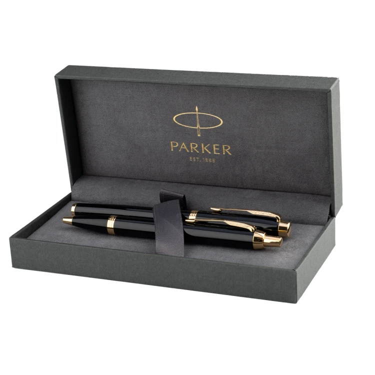 Parker IM Core Black GT Set - Füllfederhalter und Kugelschreiber - PAR210-DUO-PRO
