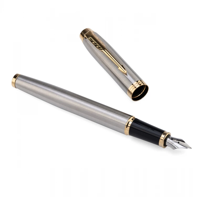 Parker IM Core Brushed GT Set - Füllfederhalter und Kugelschreiber - PAR209-DUO-PRO