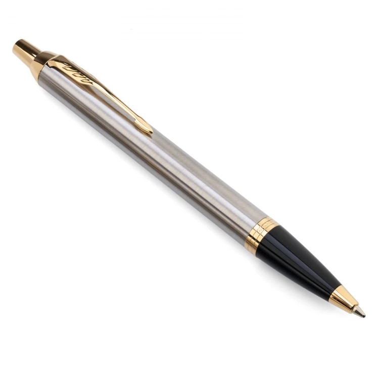 Parker IM Core Brushed Metal GT Set - Kugelschreiber mit Etui - PAR227