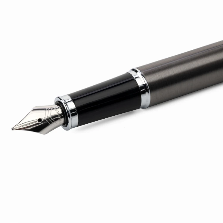 Parker IM Core Dark Espresso CT Füllfederhalter und Kugelschreiber Set mit Etui - PAR195-DUO-PT