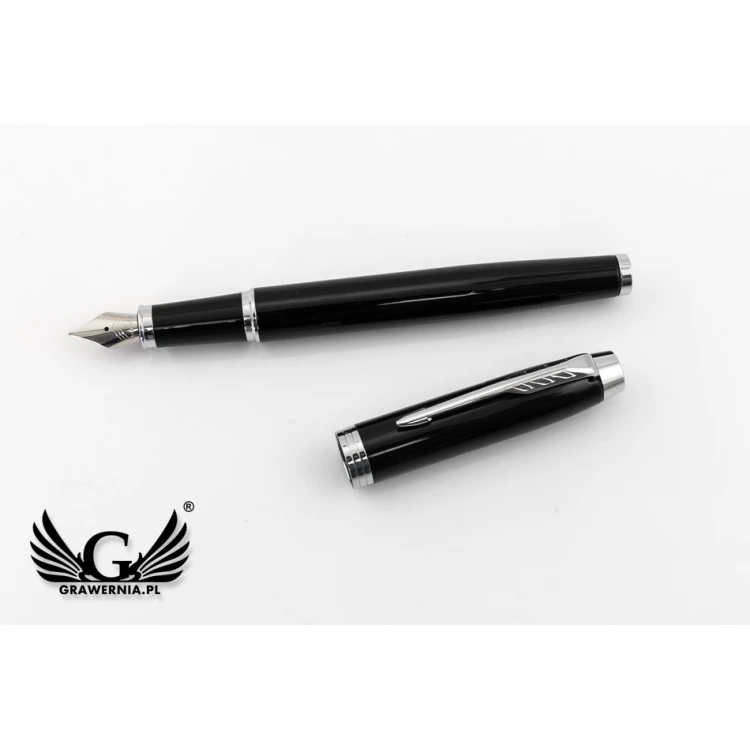 Parker IM Schwarz CT Füllfederhalter und Kugelschreiber mit rotem Notizbuch - braune Box - PAR134-DUO-PT