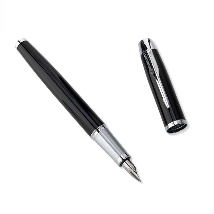 Parker IM Schwarz CT Füllfederhalter und Kugelschreiber Set mit Etui - PAR127-DUO-SW