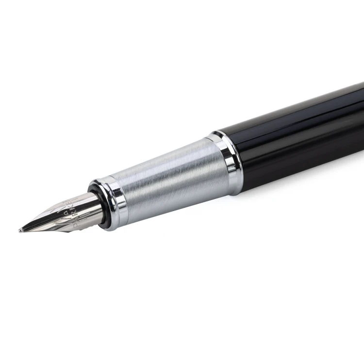 Parker IM Schwarz CT Füllfederhalter und Kugelschreiber Set mit Etui - PAR127-DUO-SW