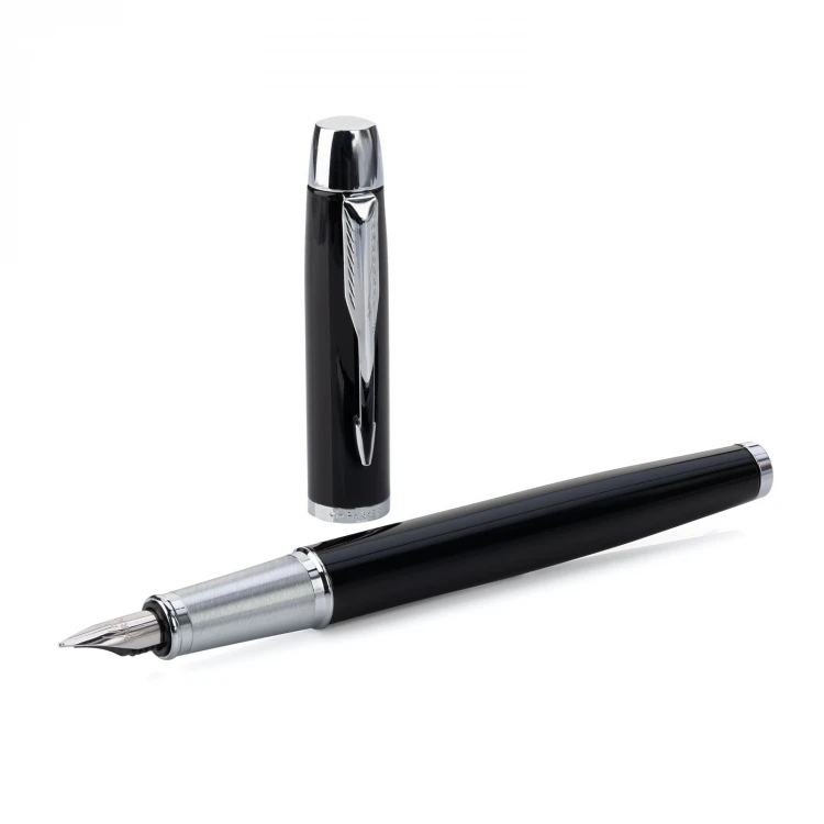 Parker IM Schwarz CT Füllfederhalter und Kugelschreiber Set mit Etui - PAR127-DUO-SW