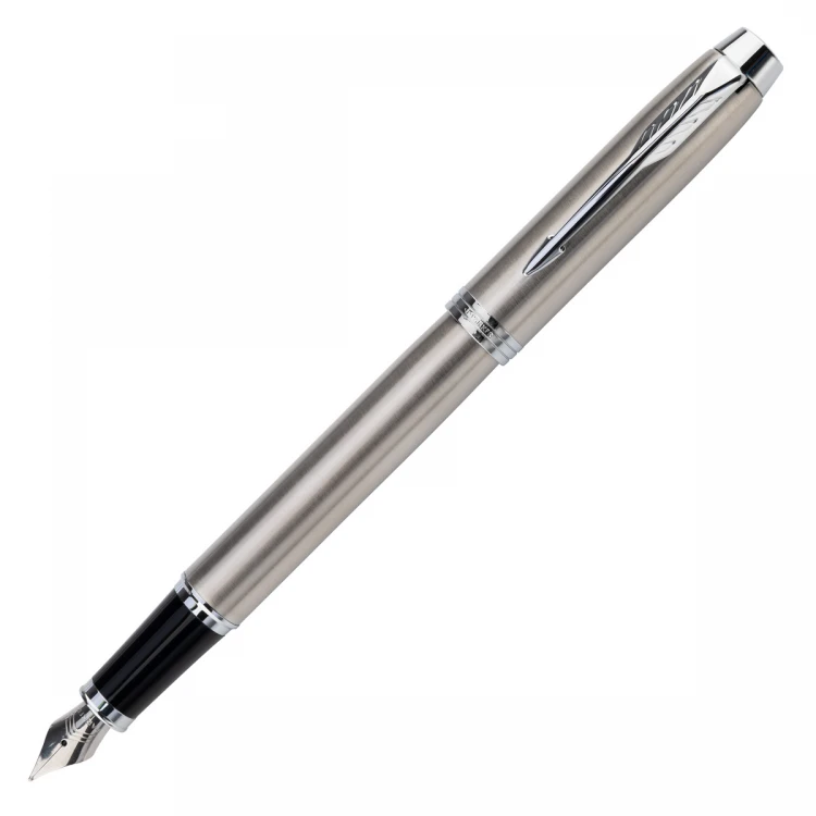 Parker IM Essential Stainless Steel CT Set - Füllfederhalter und Kugelschreiber - PAR213-DUO-PRO