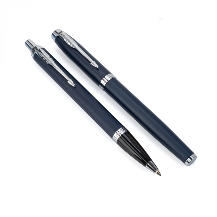 Parker IM Blau CT Füllfederhalter und Kugelschreiber Set mit Etui - PAR133-DUO-PT