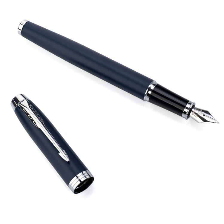 Parker IM Blau CT Füllfederhalter und Kugelschreiber Set mit Etui - PAR133-DUO-PT
