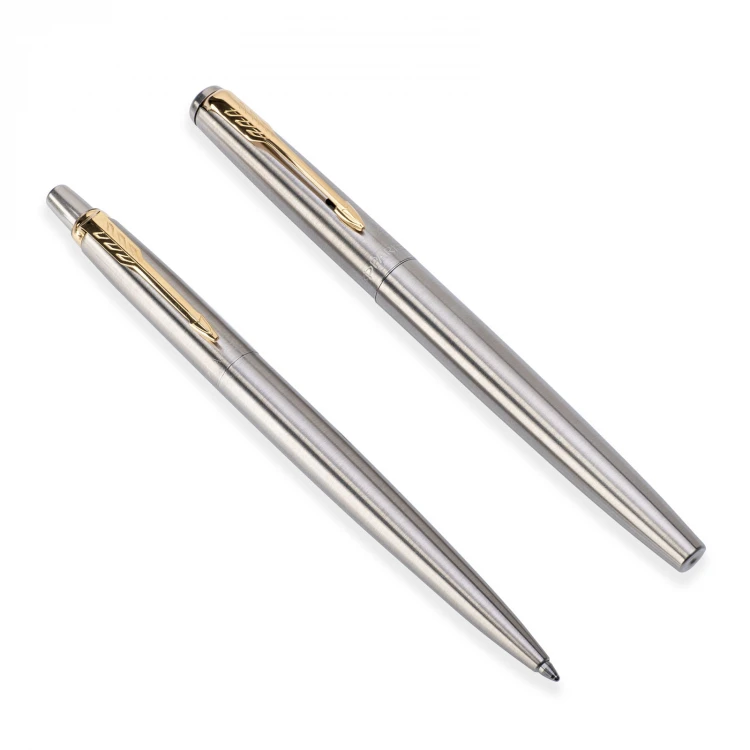Parker Jotter Core Stainless Steel GT Set - Füllfederhalter und Kugelschreiber - PAR234-DUO-PRO