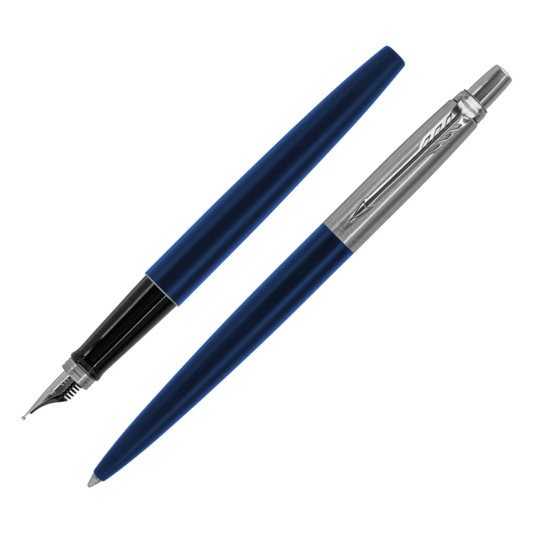 Jotter Royal Blue CT Füllfederhalter + Kugelschreiber Set - Größe M (mittel) - PAR239-DUO-PRO