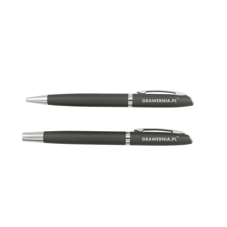 Schreibset mit Gravur - COLORADO - Graphitfarben - KP009