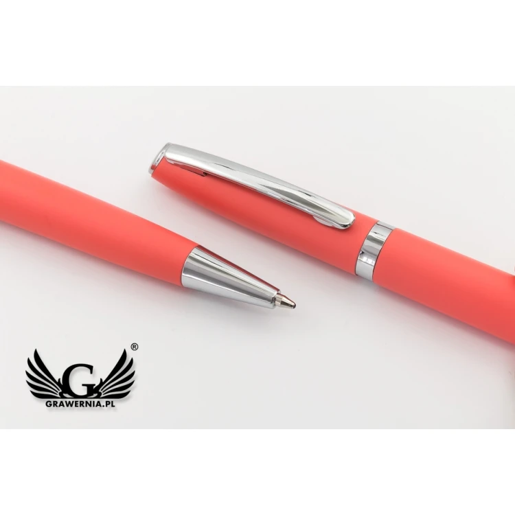 Schreibset mit Gravur - COLORADO - Orange - KP011