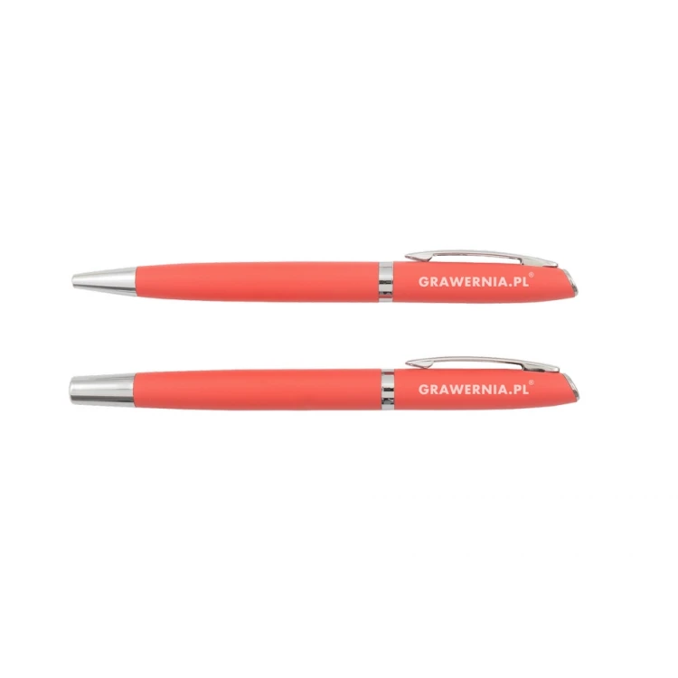 Schreibset mit Gravur - COLORADO - Orange - KP011