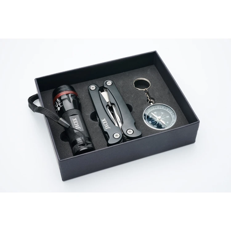 Reiseset Trip - Taschenmesser, Taschenlampe, Kompass - BP97