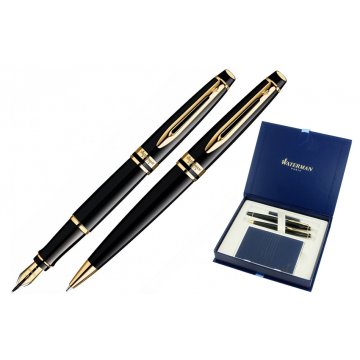 SET WATERMAN EXPERT SCHWARZ GT - WAT028-DUO