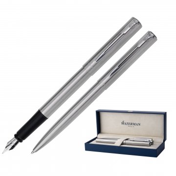 Set Waterman Graduate Stahl CT - Kugelschreiber und Füllfederhalter - WAT049