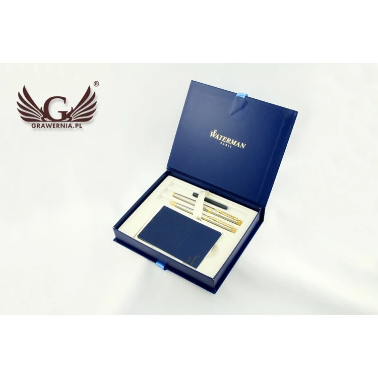 Set Waterman HEMISPHERE Edelstahl GT - WAT015-DUO