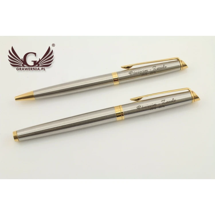 Set Waterman HEMISPHERE Edelstahl GT - WAT015-DUO