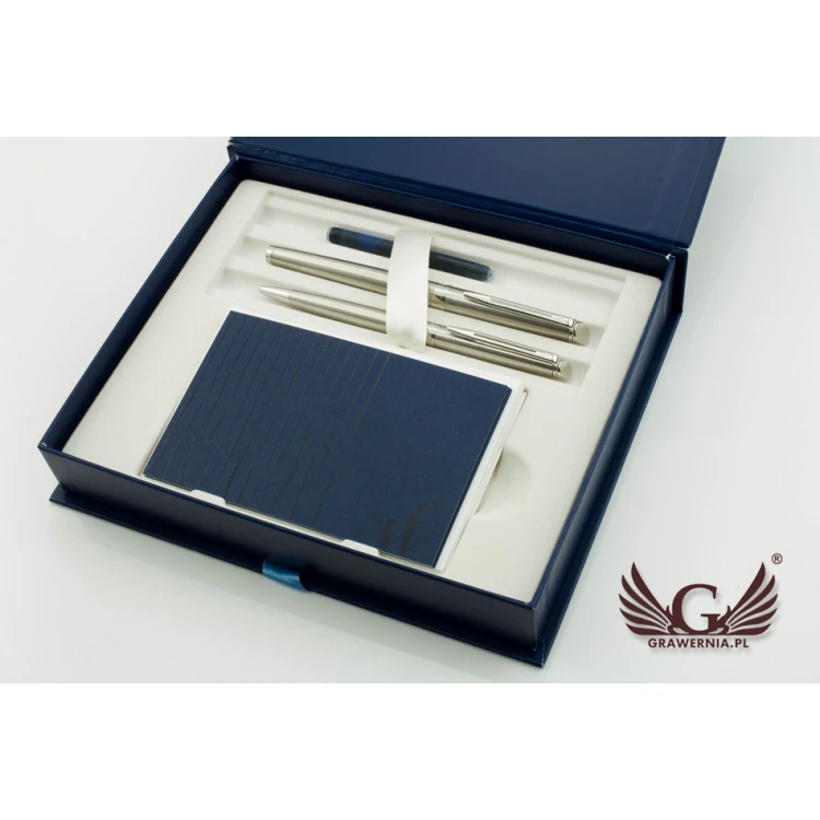 SET WATERMAN HEMISPHERE EDELSTAHL CT - WAT014