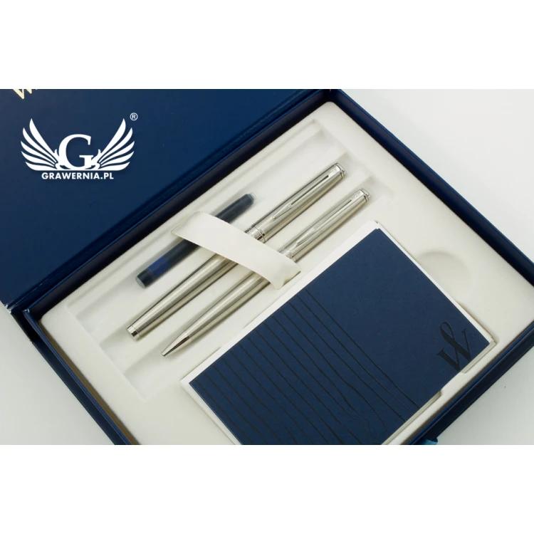 SET WATERMAN HEMISPHERE EDELSTAHL CT - WAT014