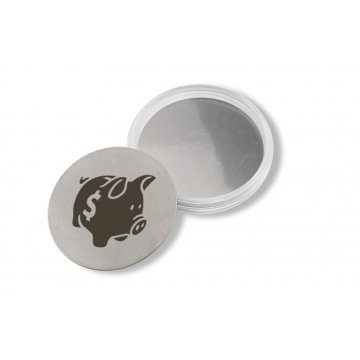 Metallchip Ron - Durchmesser: 40mm - Lasergravur - BM036